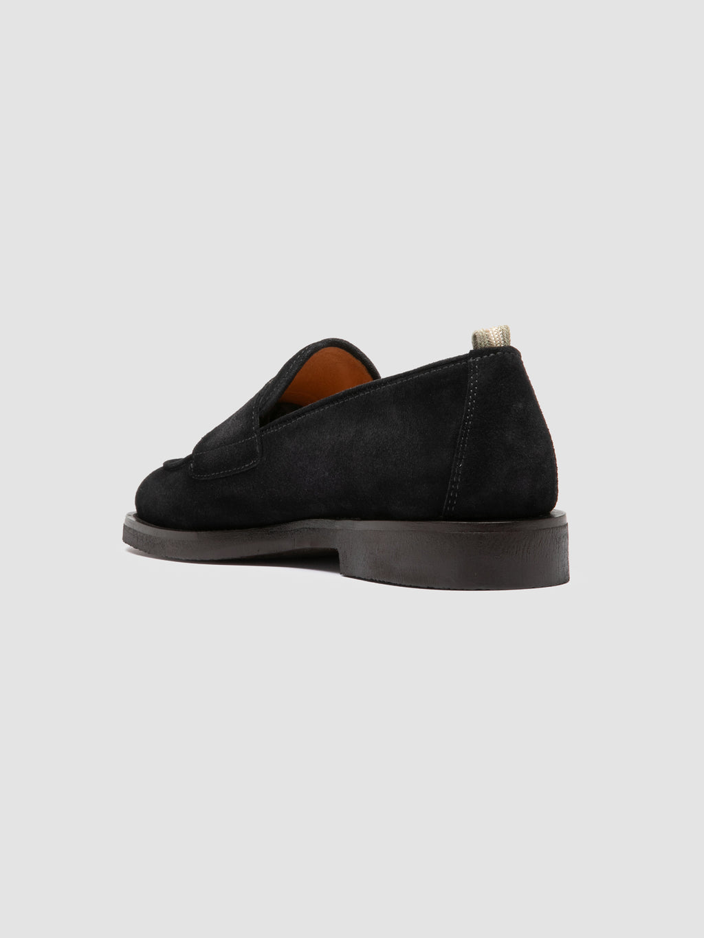 OPERA FLEXI 105 - Scarpe Monk in Pelle Scamosciata Blu - image 4,side view