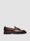 OPERA FLEXI 106 - Burgundy Leather Tassel Loafers - thumb image 1,side view