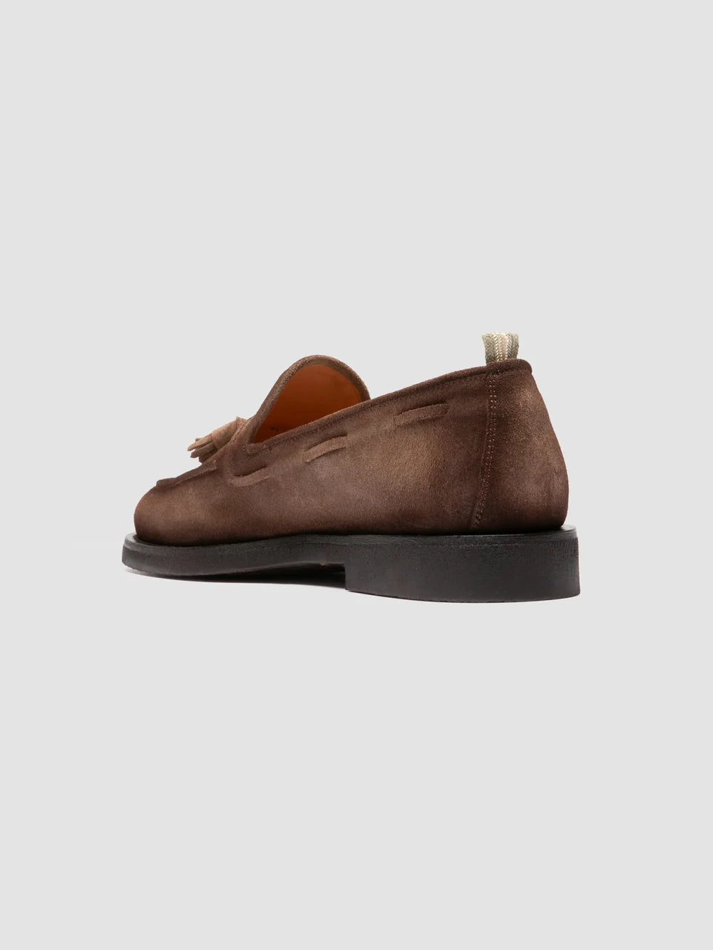 OPERA FLEXI 106 - Brown Suede Tassel Loafers - image 4,side view