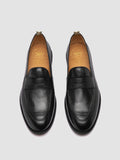 OPERA 001 - Black Leather Penny Loafers