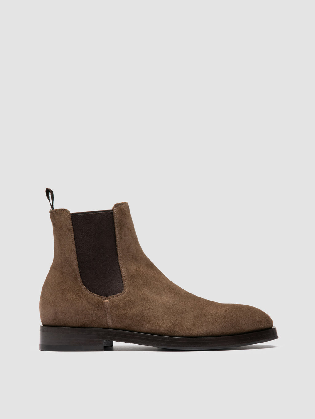 ORTEGA 003 - Brown Suede Chelsea Boots - image 1,side view