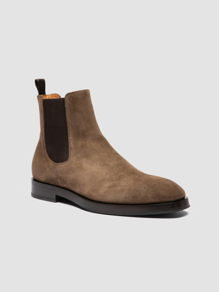 ORTEGA 003 - Brown Suede Chelsea Boots