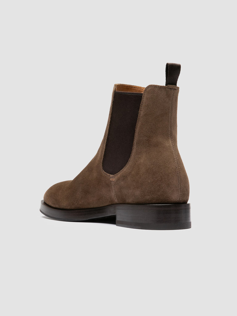 ORTEGA 003 - Brown Suede Chelsea Boots