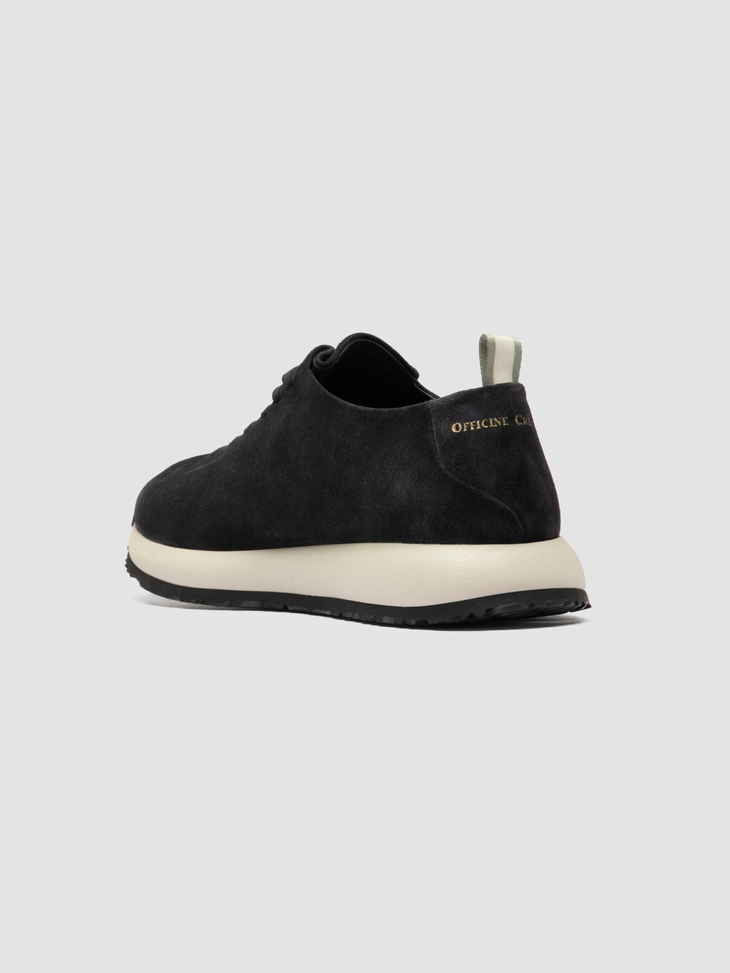 PAPEL 001 - Blue Suede Low Top Sneakers - image 4,side view