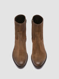 PAUL 002 - Brown Suede Zipped Boots - thumb image 2,side view