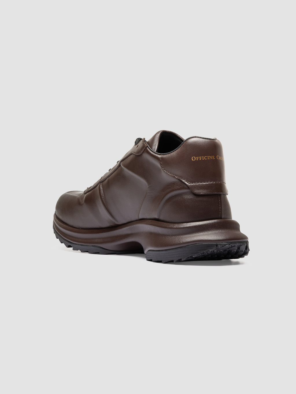 PHASE 001 - Braune Low-Top-Sneaker aus Leder - image 4,side view