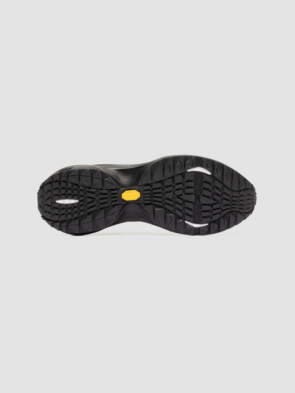 PHAS 001 - Black Leather Low Top Sneakers - image 5,side view