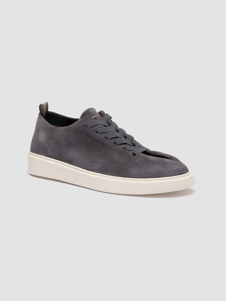 PLUMA 001 - Blue Suede Low Top Sneakers