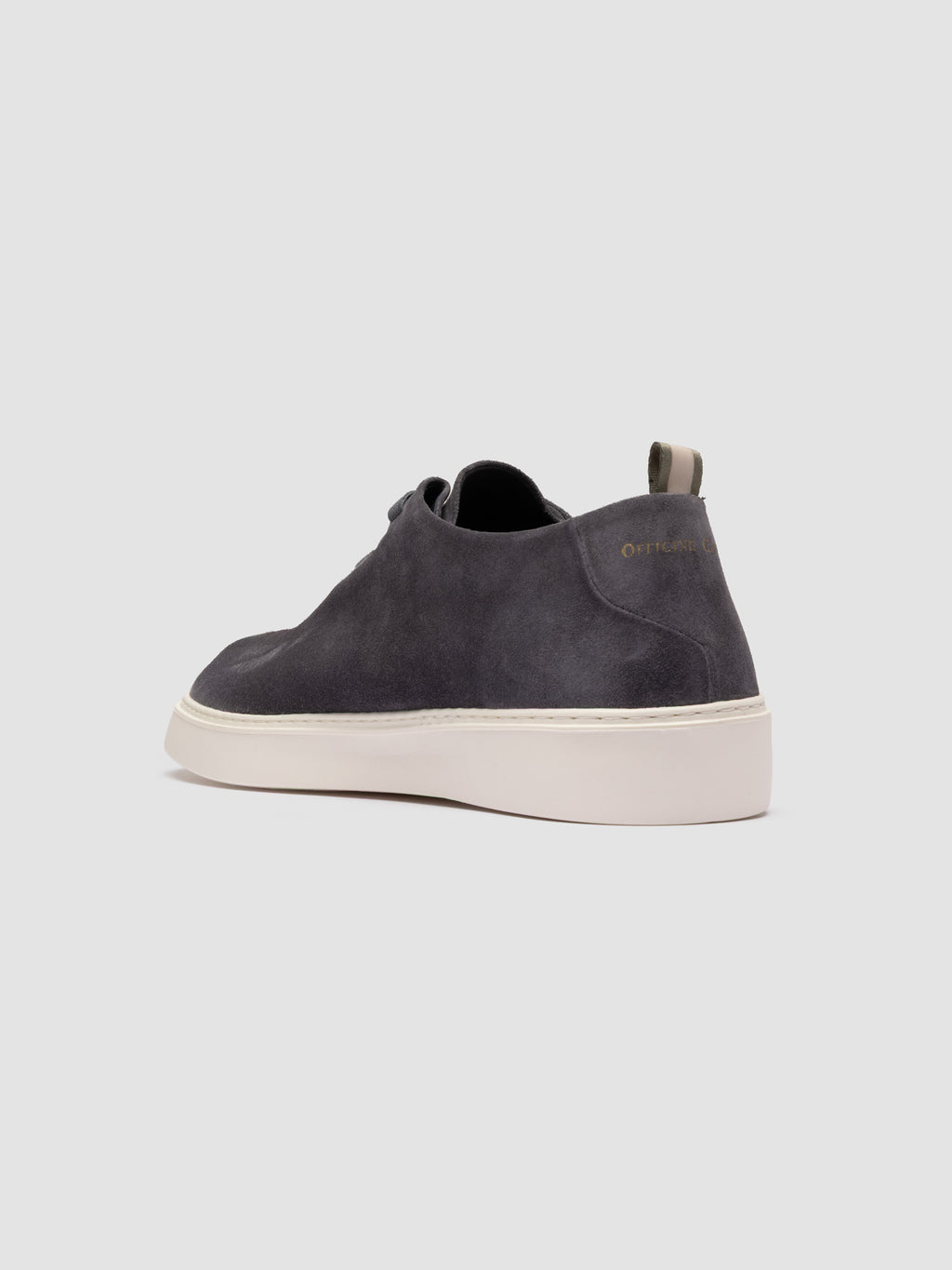 PLUMA 001 - Blue Suede Low Top Sneakers - image 4,side view