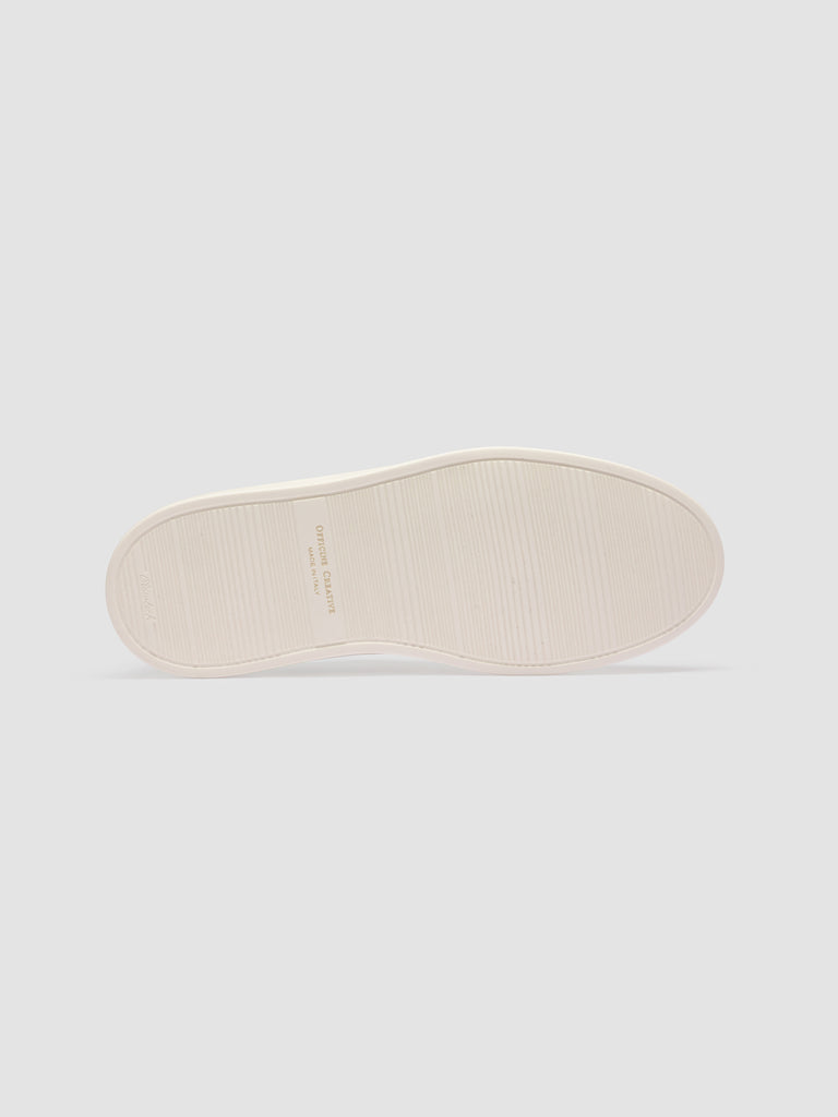 PLUMA 001 - White Leather Low Top Sneakers