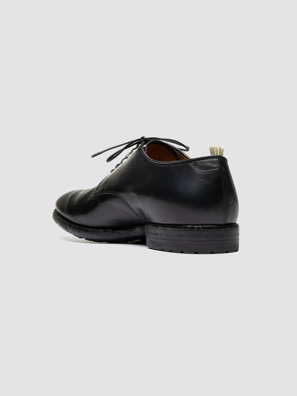 PRINCE 606 - Black Leather Derby Shoes - image OCUPRIN606SPOI91000400 - 4