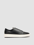 RELEASE 001 - Graue Low-Top-Sneaker aus Leder - thumb image 1,side view