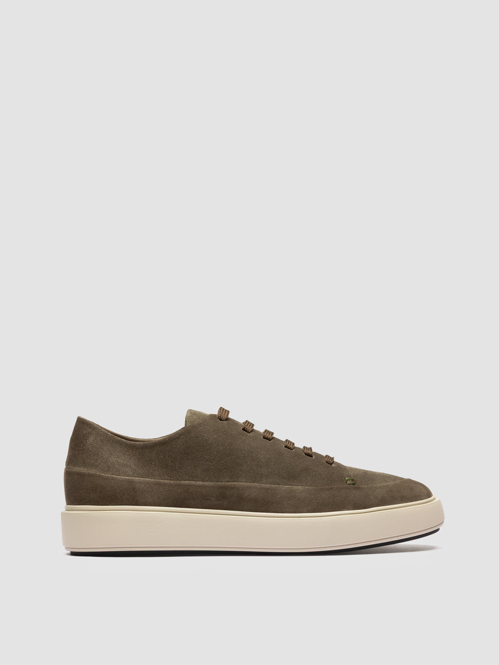 RELEASE 001 - Green Suede Sneakers - image 1,side view