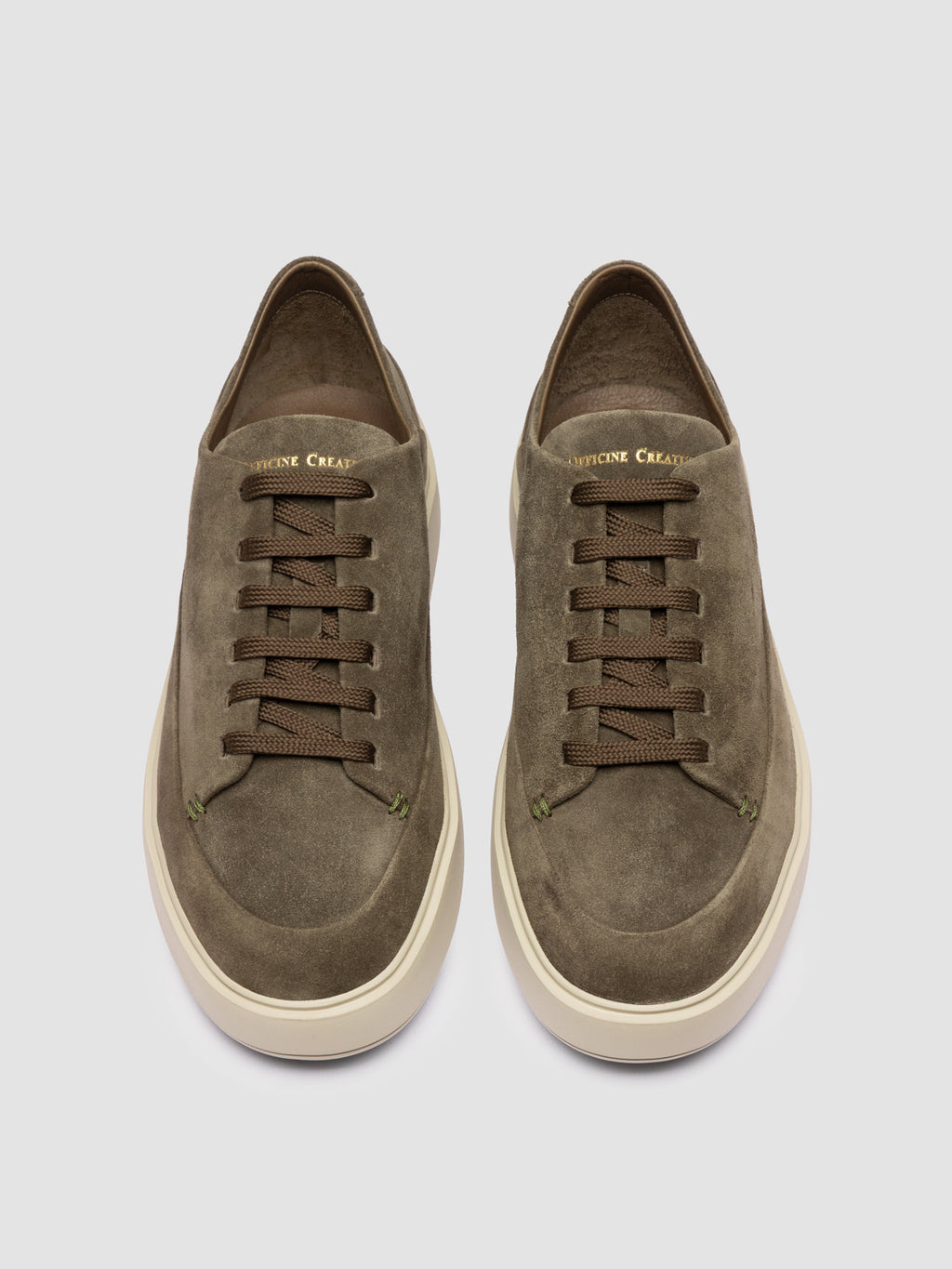 RELEASE 001 - Green Suede Sneakers - image 2,side view