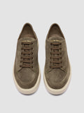 RELEASE 001 - Green Suede Sneakers - thumb image 2,side view