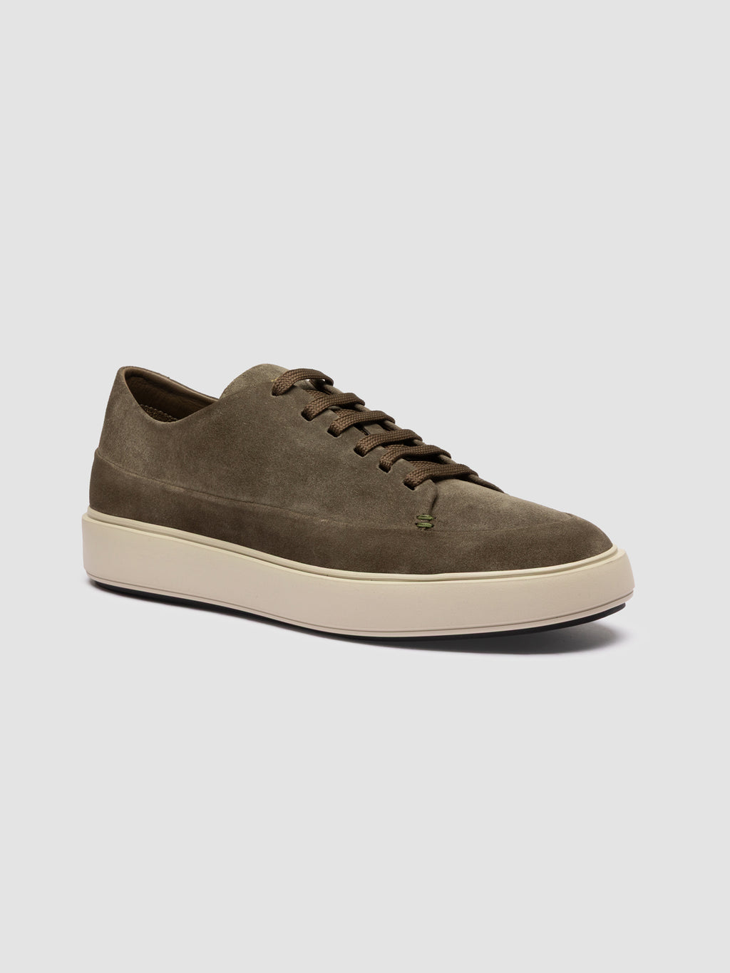 RELEASE 001 - Green Suede Sneakers - image 3,side view