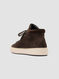 REMASTER 002 - Sneakers Alte in Pelle Scamosciata Marrone - thumb image 4,side view