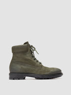 REMOTE 001 - Green Suede Lace Up Boots