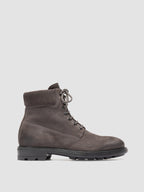 REMOTE 001 - Grey Suede Lace Up Boots