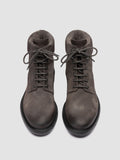 REMOTE 001 - Graue Schnürstiefel aus Wildleder - thumb image 2,side view