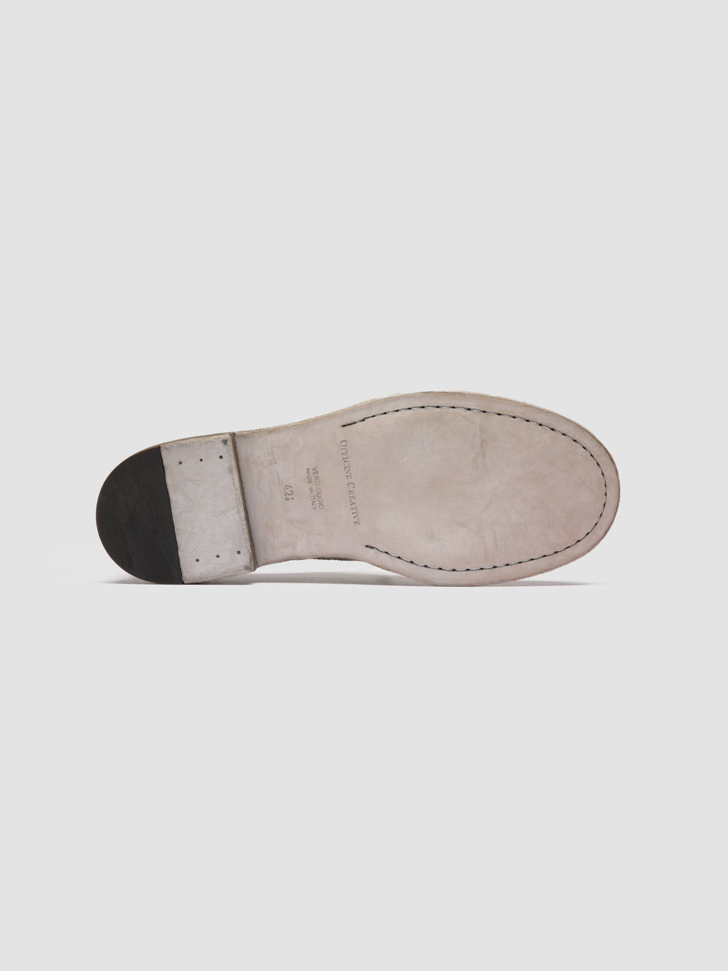 RUGGED 001 - Ivory Leather Derby Shoes