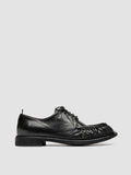 RUGGED 018 - Black Leather Derby Shoes - thumb image 1,side view