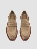 SAX 001 - Taupe Suede Penny Loafers