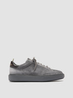 SEQUEL 001 - Grey Suede and Leather Sneakers