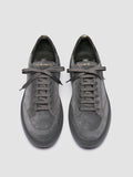 SEQUEL 001 - Graue Sneakers aus Wildleder und Leder - thumb image 2,side view