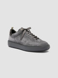 SEQUEL 001 - Graue Sneakers aus Wildleder und Leder - thumb image 3,side view