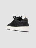 SEQUEL 002 - Sneaker in Pelle e Pelle Scamosciata Blu - thumb image 4,side view