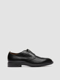 SILENT 001 - Schwarze Derby-Schuhe aus Leder - thumb image 1,side view