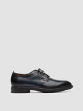 SILENT 001 - Blue Leather Derby Shoes - thumb image 1,side view