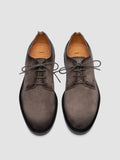 SILENT 001 - Taupe Suede Derby Shoes - thumb image 2,side view