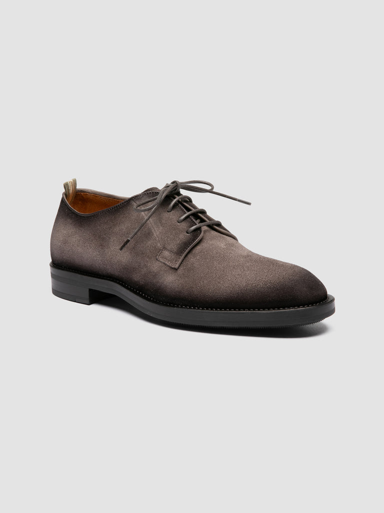SILENT 001 - Taupe Suede Derby Shoes