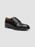 SILENT 001 - Scarpe Derby in Pelle Nera - thumb image 3,side view