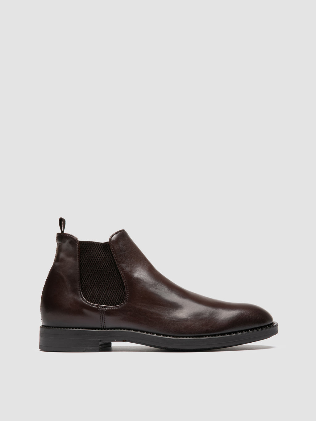 SILENT 003 - Brown Leather Chelsea Boots