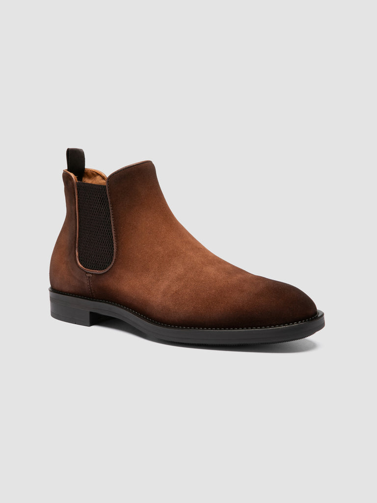 SILENT 003 - Brown Suede Chelsea Boots
