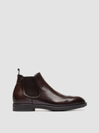 SILENT 003 - Brown Leather Chelsea Boots