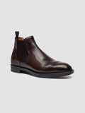SILENT 003 - Braune Chelsea-Stiefel aus Leder - thumb image 3,side view