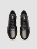 SISSO 001 - Sneaker Basse in Pelle Nera - thumb image 2,side view