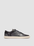 SISSO 001 - Blaue Low-Top-Sneakers aus Leder - thumb image 1,side view