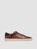 SISSO 001 - Sneaker Basse in Pelle Marrone - thumb image 1,side view