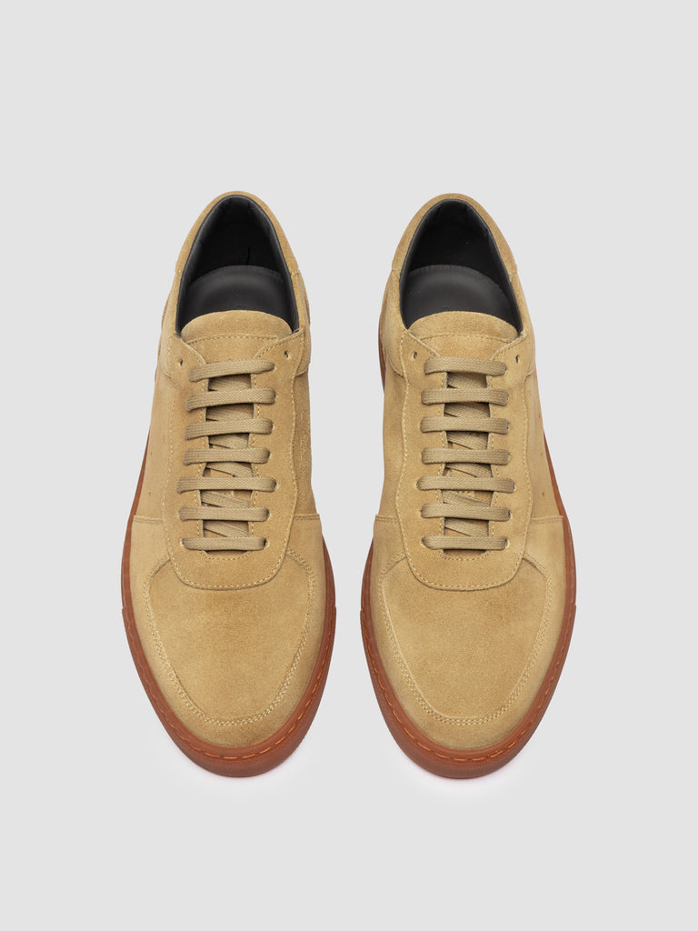 SISSO 001 - Brown Suede Low-Top Sneakers