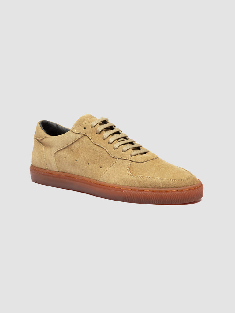 SISSO 001 - Brown Suede Low-Top Sneakers
