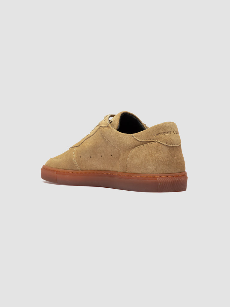 SISSO 001 - Brown Suede Low-Top Sneakers