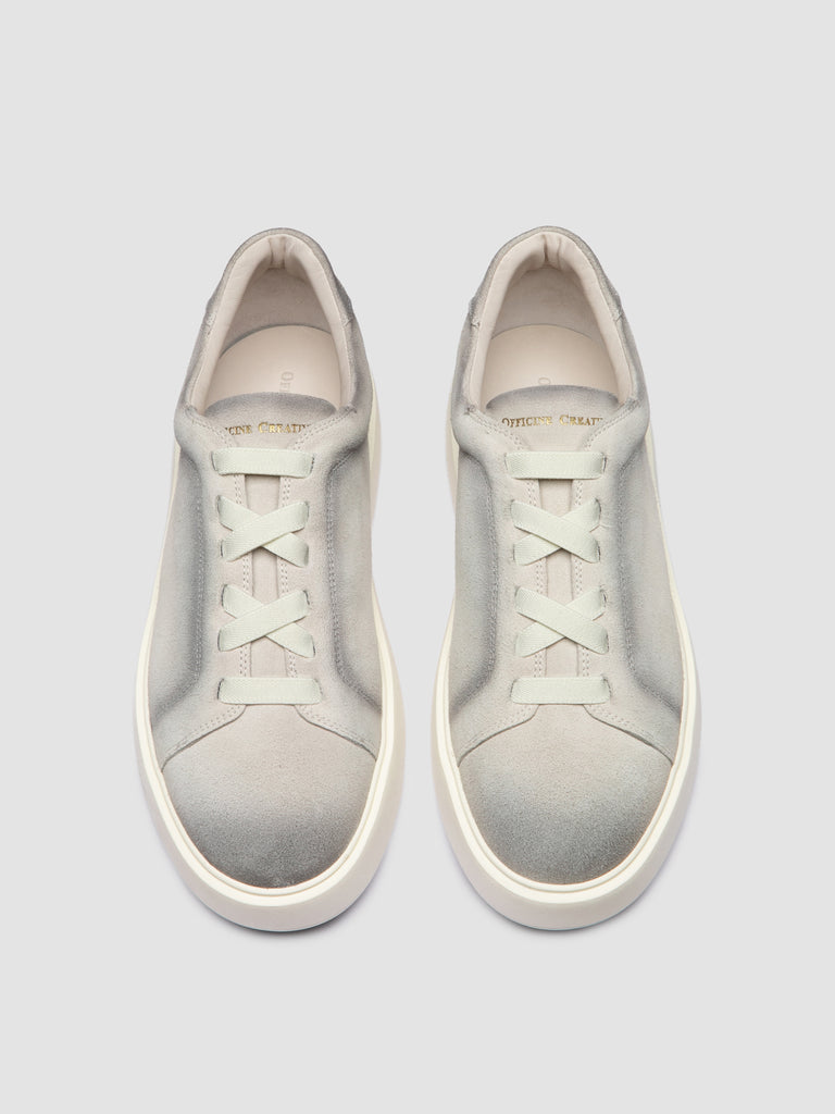 SLOUCH 001 - White Suede Sneakers