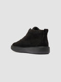 SLOUCH 005 - Black Suede High Top Sneakers - thumb image 4,side view