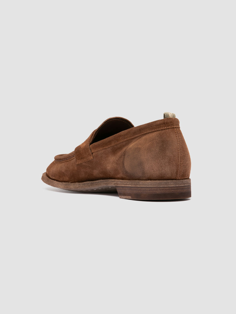 SOUND 001 - Brown Suede Penny Loafers
