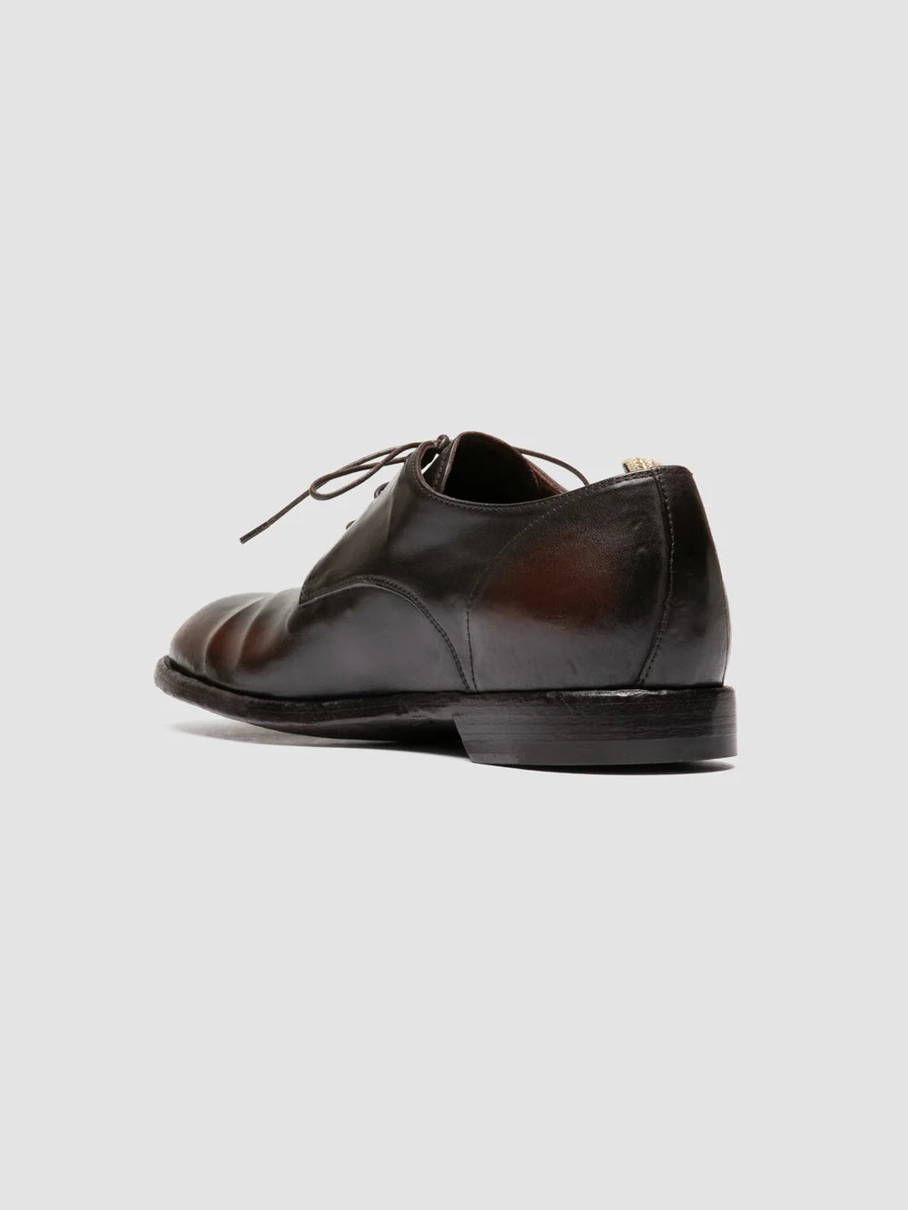 SOUND 002 - Braune Derby-Schuhe aus Leder - image 4,side view
